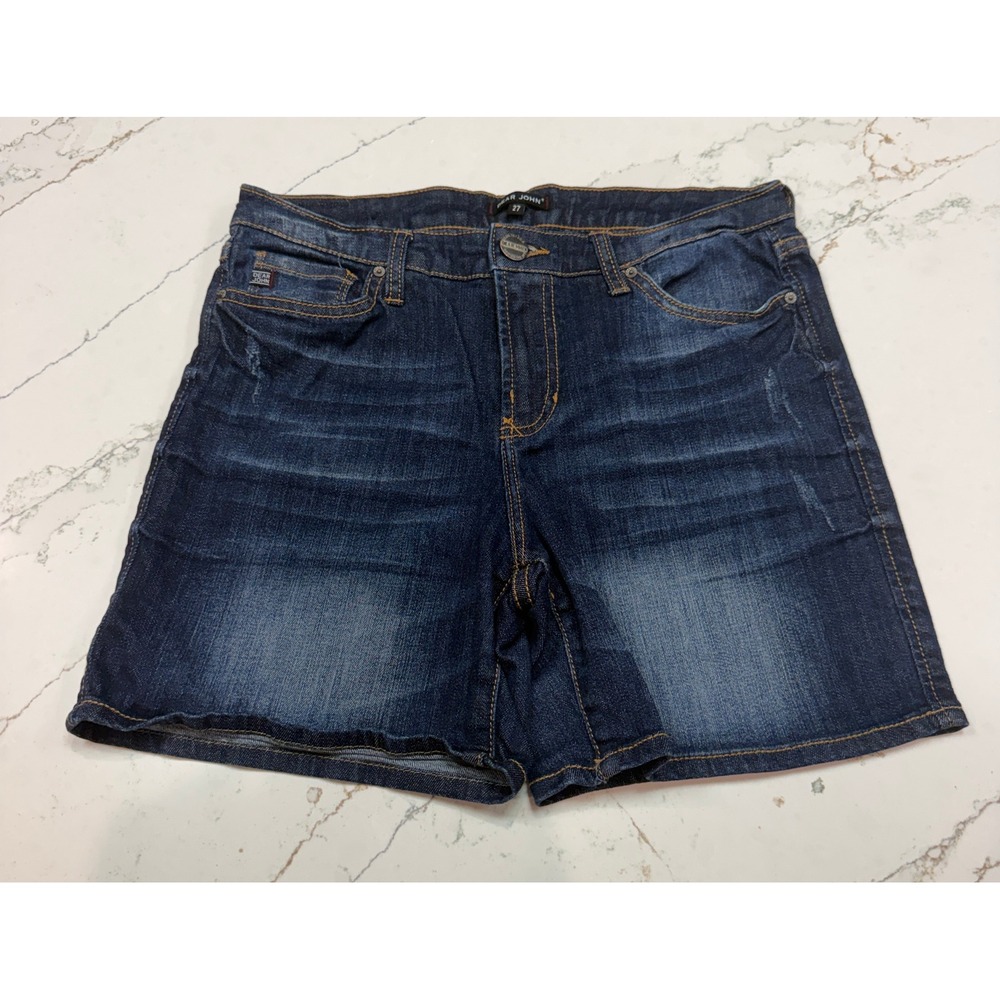 Dear John Dark Wash Denim Shorts Women's Size 27 Mid‎ Rise